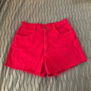 Vintage Bill Blass High Waisted Jean Shorts - Size 14